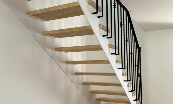Fabrication d'un escalier métallique et bois sur la commune d'Aix en Provence, Vitrolles, EDC13