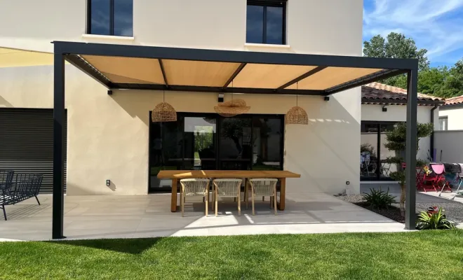 Grande pergolas 6mx4m à Eyguières : design et performance, Vitrolles, EDC13